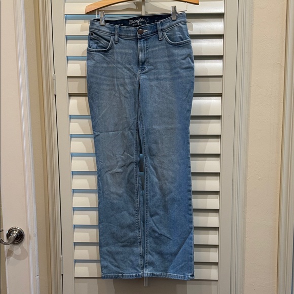 Wrangler Willow Light Blue Straight Leg Jeans - Picture 1 of 7